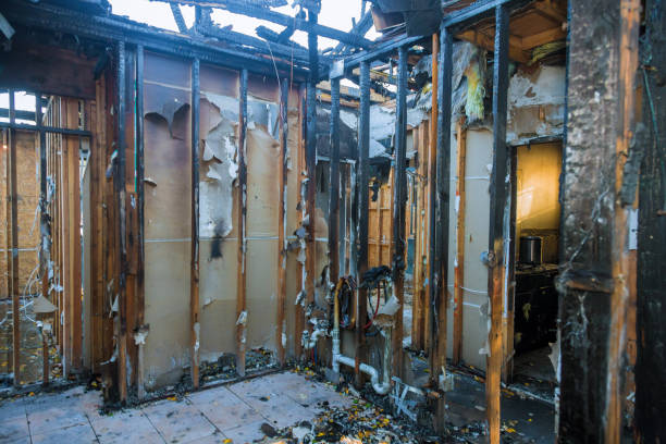 Professional Fire Damage Assessment technician working in Fond du Lac, WI